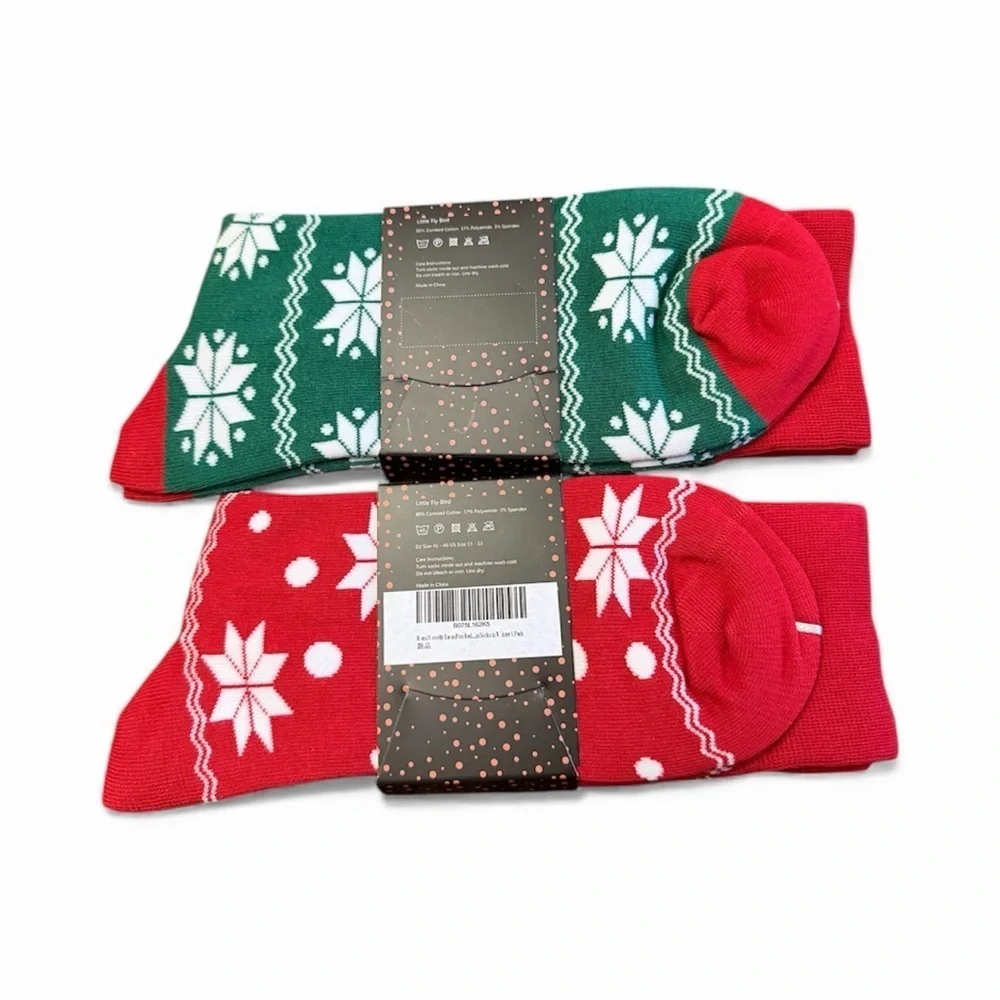 Christmas’s Calf Sock Bundle. One size (WM 11-13, EU Size 41-46)
